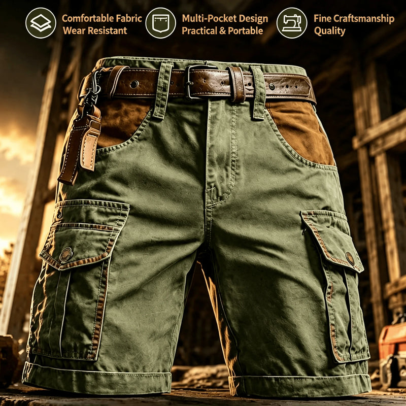 Men Summer New Multi Pockets Cotton Cargo Shorts Fashion | SAMAG