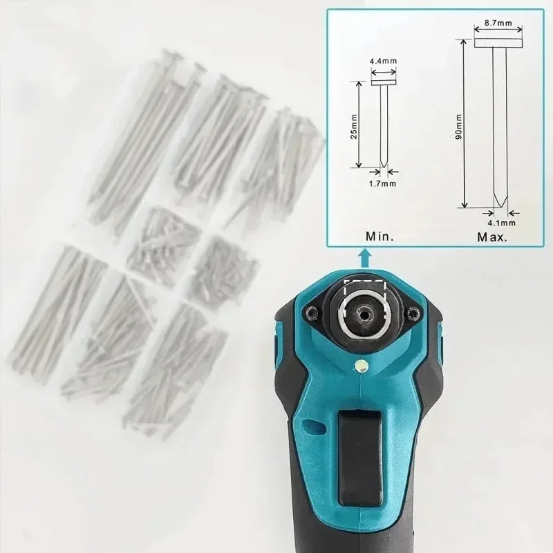 Makita Rechargeable Handheld Power Tool, 19000 RPM Auto Hammer Palm Nailer Cordless Electric Nail - View 3 | SAMAG