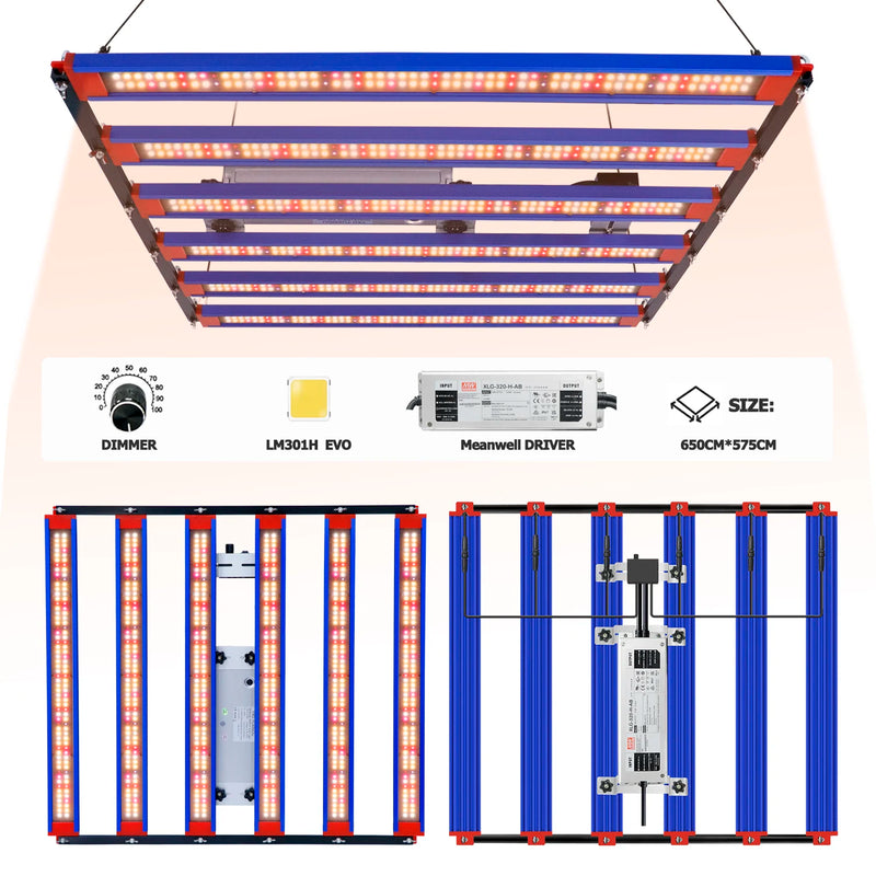 1000W LM301H EVO 650W Full Spectrum LED Grow Light Bar UV IR Turn on/off For Indoor Flower Tent Plant Growth Phyto Lamp