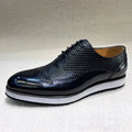 Men's Genuine Leather Loafers Slip-on Casual Shoes Handmade Comfortable Flat Sneakers for Daily Office Outdoor Street Wear