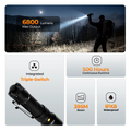 SOFIRN SK31 6500LM Powerful Tactical Flashlight IPX8 Waterproof Type-C 21700 Rechargeable Hand Torch Outdoor Hunting Light