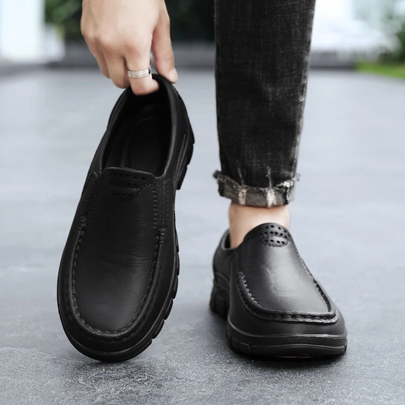 Chef shoes four seasons new anti slip oil resistant plus size business casual men's work EVA shoes fashion comfort soft soled