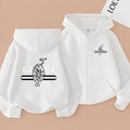 The Children's Zip - up Hooded Sweatshirt Jacke - View 11 | SAMAG