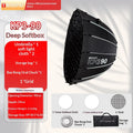 Triopo KP3 Quick Fold Deep Parabolic Softbox 60/90/120cm Bowens Mount Honeycomb Grid Compatible with Godox JINBEI