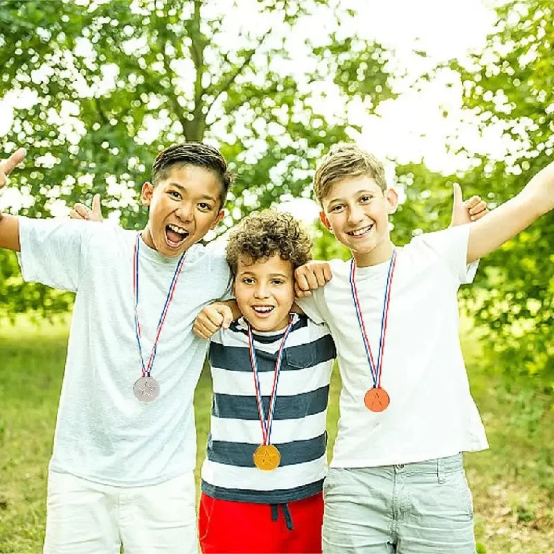 Plastic Gold Winner Award Medals Kids Birthday Party | SAMAG