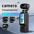 HD 4K Action Camera 180 Degree Rotatable For Vlog YouTube Tiktok Girls Record Life Video Recording Entry Portable Action Camera