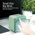 Portable Air Conditioner Fan USB Desktop Fan Rechargeable Mini Air Humidifier Cooler Table Cooling Mist Fan for Office Home