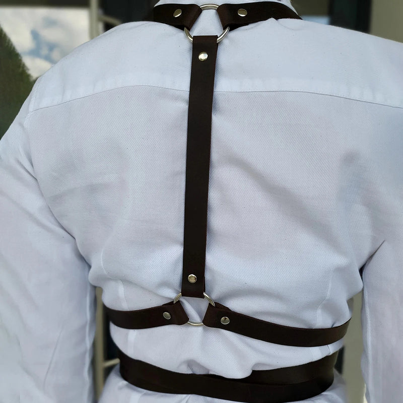Fashion Belt Street Style Bondage Corset Belt Goth Suspender for Women Casual WildDecoration Waistband Punk Clothing Accessoly
