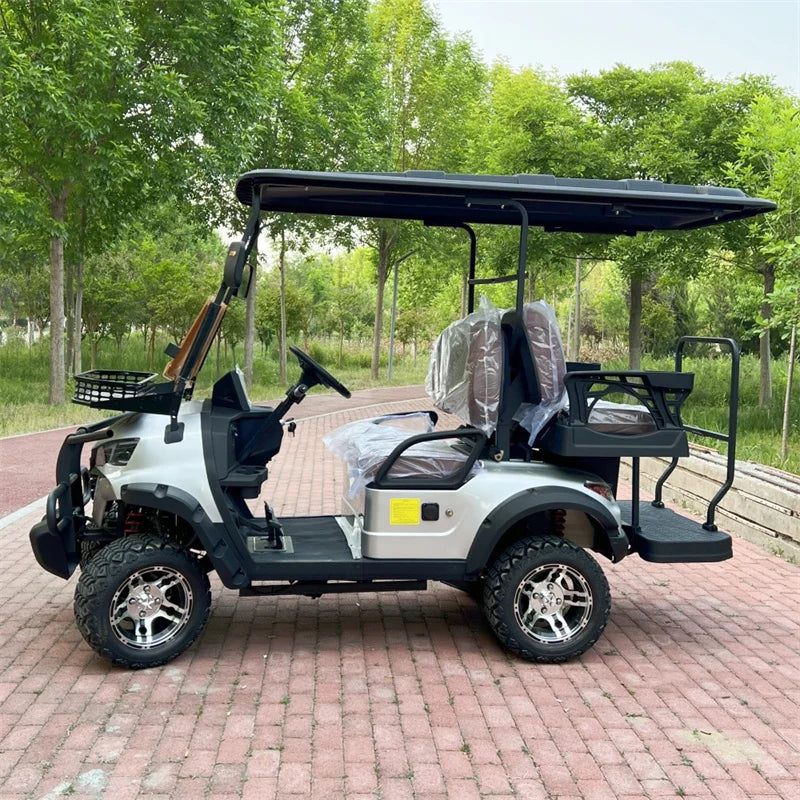 Wholesale CE Export Electric Golf Cart Golf Course Club 2/4/6/8 Seater Off-Road Solar Power Electric Golf Cart
