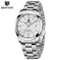 Benyar luxury brand sand particle size 40mm mechanical watch 316L stainless steel 5Bar waterproof men's automatic watch