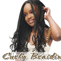 French Curly Crochet Braiding Hair Synthetic Loose Wave Ombre Braids Hair for Women  Spiral Curls Pre Stretched Hair Extensions