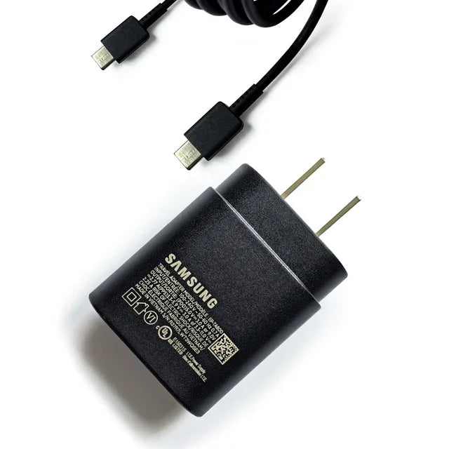 Original 25w Samsung Charger Super Fast Charge Type C Adapter Samsung Galaxy S25 S24 FE S23 S22 A35 A34 Z Fold Z Flip 7 6 5