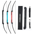 58'' Folding Archery Bow 35lbs 60lbs Straight for Outdoor | SAMAG