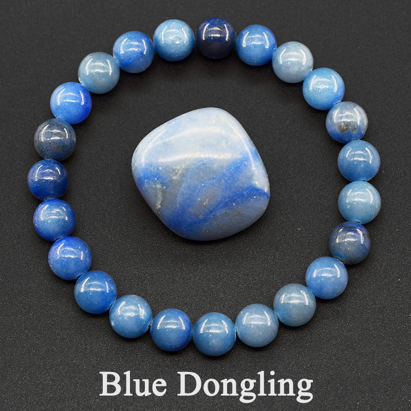 Genuine Tree Patterned Agates Beads Bracelet Woman Real Natural Moss Man Energy Stones for Healing - Visuel 9 | SAMAG