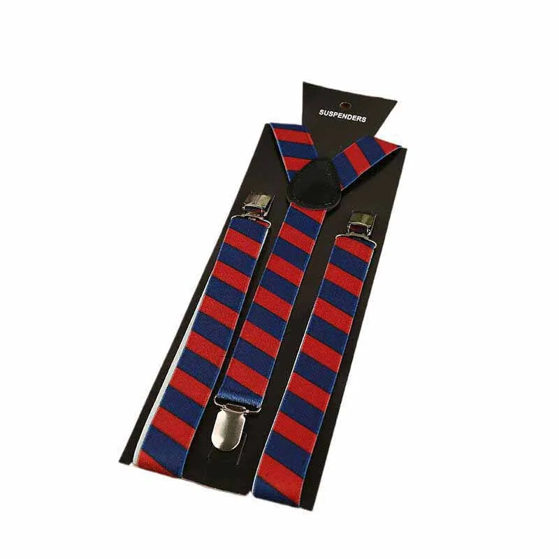 Mens Adjustable Belt Pants Holder Wear Elastic 3 Clips Y - Back Suspenders Braces school Fashion MW21 - Visuel 10 | SAMAG