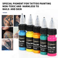 15ml 14colors Tattoo Ink Pigment with box Body Art Tattoo Kits Professional Beauty Paints Makeup Tattoo Supplies Semi-permanent