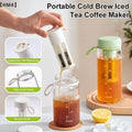 Cold Brew Coffee Pot High-capacity Espresso Filter Bottle Cold Brewing Pot Portable Iced Brew Coffee Maker Juice Coffe Kettle