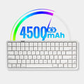 Akko Air 01 Mechanical Keyboard 75% 84-Key Mac Layout Custom Low Profile Hot-swappable RGB Tri-mode Keyboard Gasket Aluminum