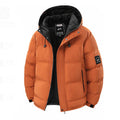 Winter Men's Warm Down Parkas Fashion Men Thermal Windbreaker Padded Coats Classic Men Cotton Warm Hooded Jackets Clothing