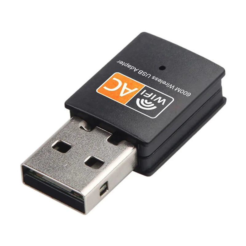 600mbps 2.4GHz 5GHz Dual Band USB Wifi Adapter Wireless Network Card Wireless USB WiFi Adapter Dongle PC NetworK