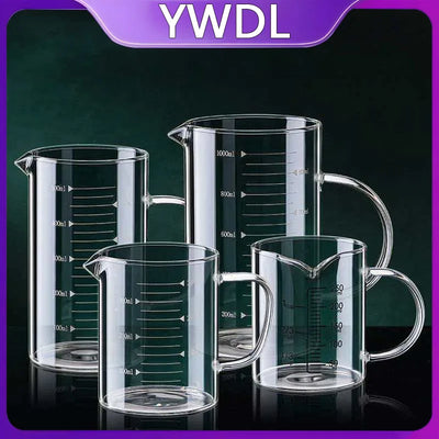 YWDL Glass Measuring Cup With Handle Heat-resistant | SAMAG