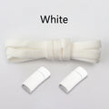 Metal Lock Magnetic Shoelaces Flat Sports Enthusiasts No Tie Shoe Laces Safe And Reliable Lazy Shoelace Rubber Band Shoestrings