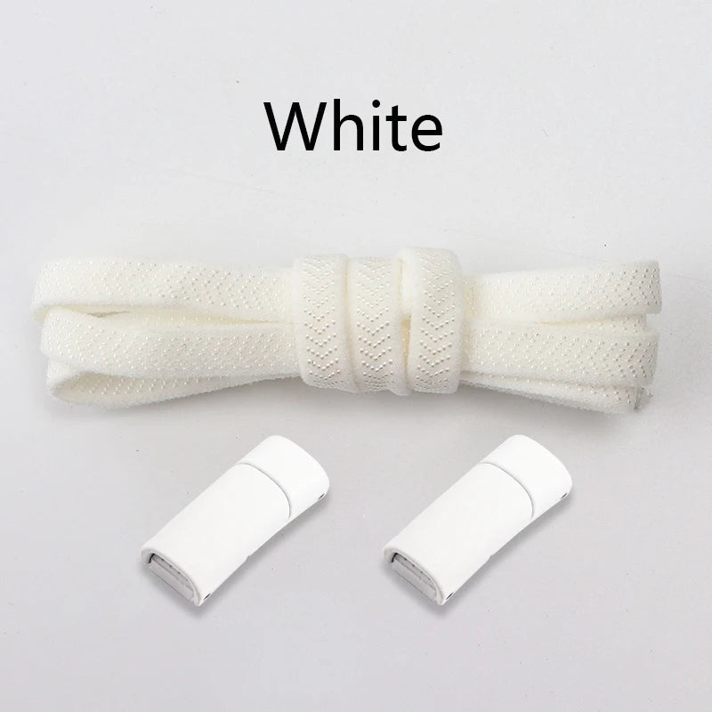 Metal Lock Magnetic Shoelaces Flat Sports Enthusiasts No Tie Shoe Laces Safe And Reliable Lazy Shoelace Rubber Band Shoestrings