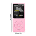 Bluetooth-compatible Mp3 Music Player Lossless Portable Fm Radio External Ultra-thin Student Sports Walkman Mp3 Player Recorder