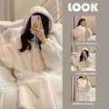 Autumn and Winter Ladies Warm Pajamas Homewear Rabbit | SAMAG
