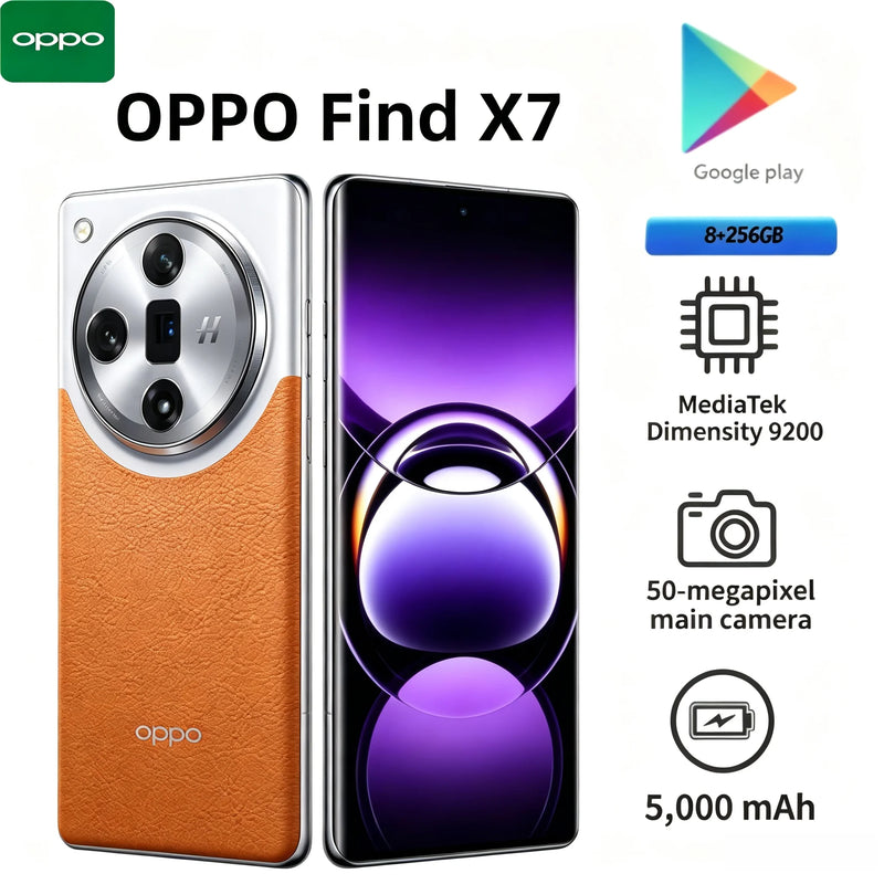 2026 New OPPO Find X7 5G Official Authentic 6.78' Display Dimensity 9300 Processor 50MP Camera 100W Fast Charge Smartphone