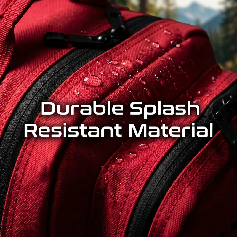 45L Large Capacity Tactical Hunting Backpack For Men With MOLLE Webbing System Dual Cup Holders Outdoor Survival Hiking Camping Rucksack For Wilderness Trip Travel Daily Work Commute Outdoor Camping Activities Gear Storage Ba