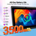 BAKEN 10-inch Tablet (Android 13, Quad-core, 2GB+32GB, supports 1TB expansion, WiFi 6, dual cameras); includes protective case