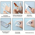 100PCS Multi-color Disposable Finger Cots Anti Slip Latex Powder Free Rolled Edge Finger Cots Beauty Hairdressing Tattoo Tools