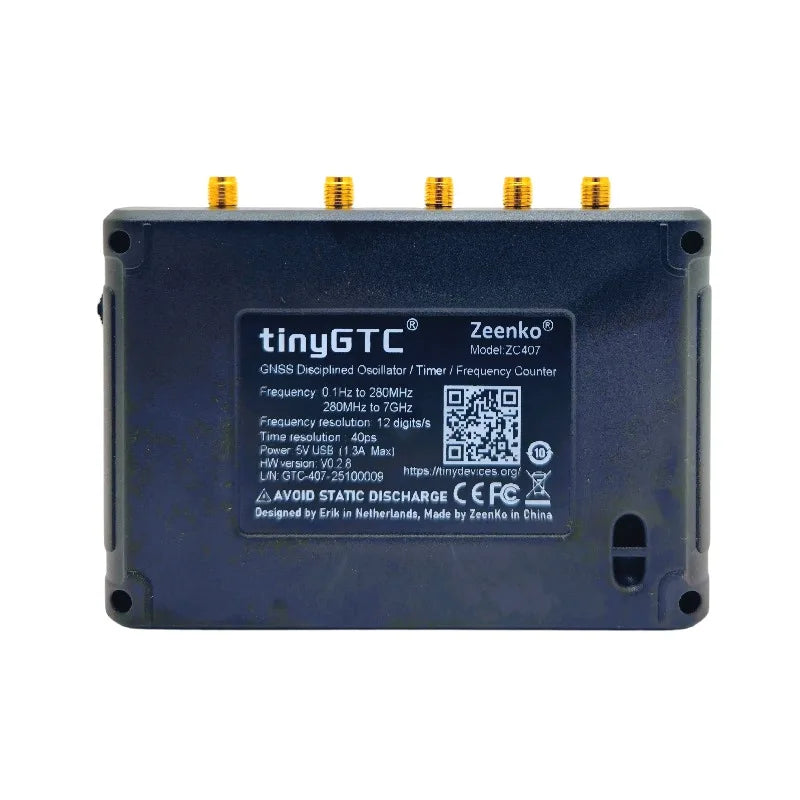 Zeenko  tinyGTC ZC407 Frequency counterdual Timer/Counter with built-in GPSDO