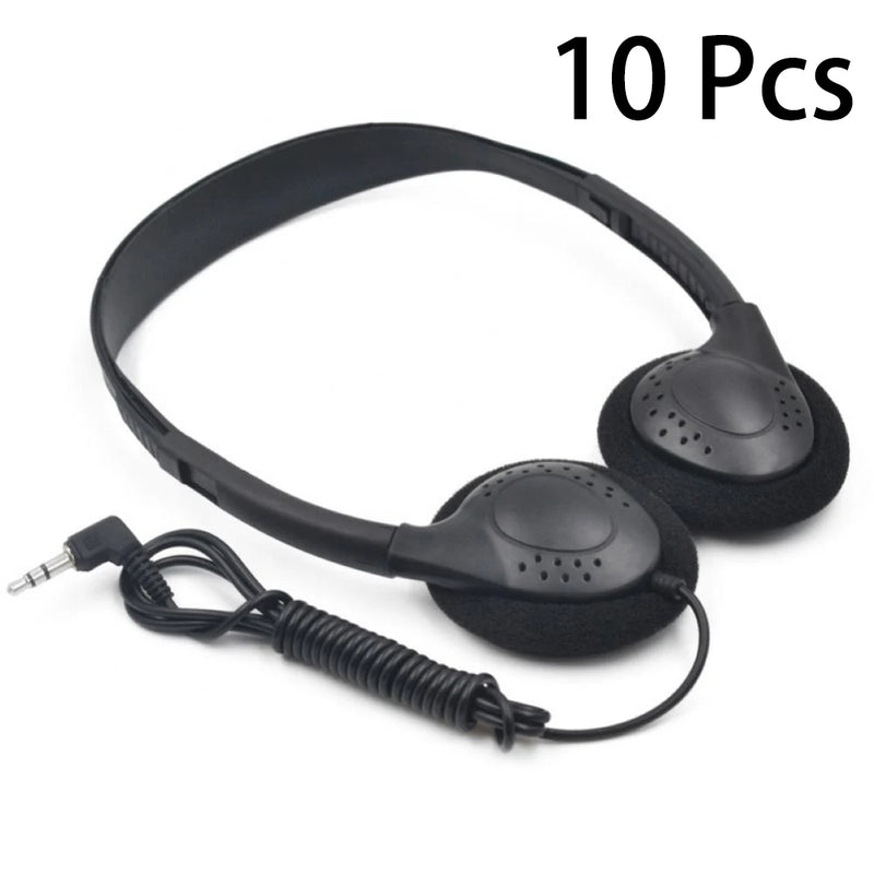 3.5mm Wired Computer Headphone No Microphone Gaming Headset Noise Canceling Sports MP3 Earphone Wired Stereo Headset Universal