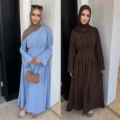 Women Eid Dress Abaya Dubai Dresses Muslim Kaftan | SAMAG