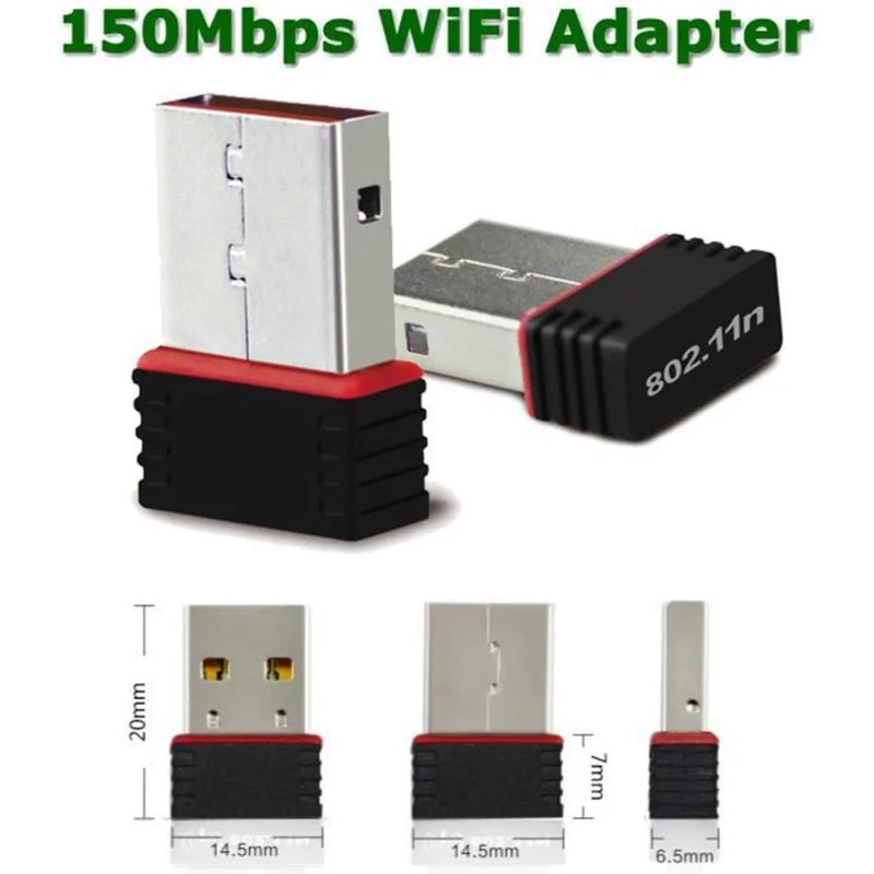 USB WiFi Adapter 2.4GHz 150Mbps Wireless Network Mini Driver - free High Speed Receiver for Desktop - Visuel 5 | SAMAG