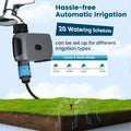 GIRIER Tuya Smart Water Timer WiFi Sprinkler Timer for Garden Drip Irrigation System No Hub Required Works with Alexa Hey Google