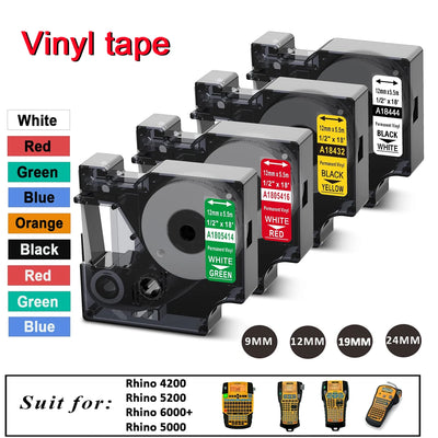 Compatible DYMO Rhino Vinyl Industrial Tape 18431 18443 | SAMAG