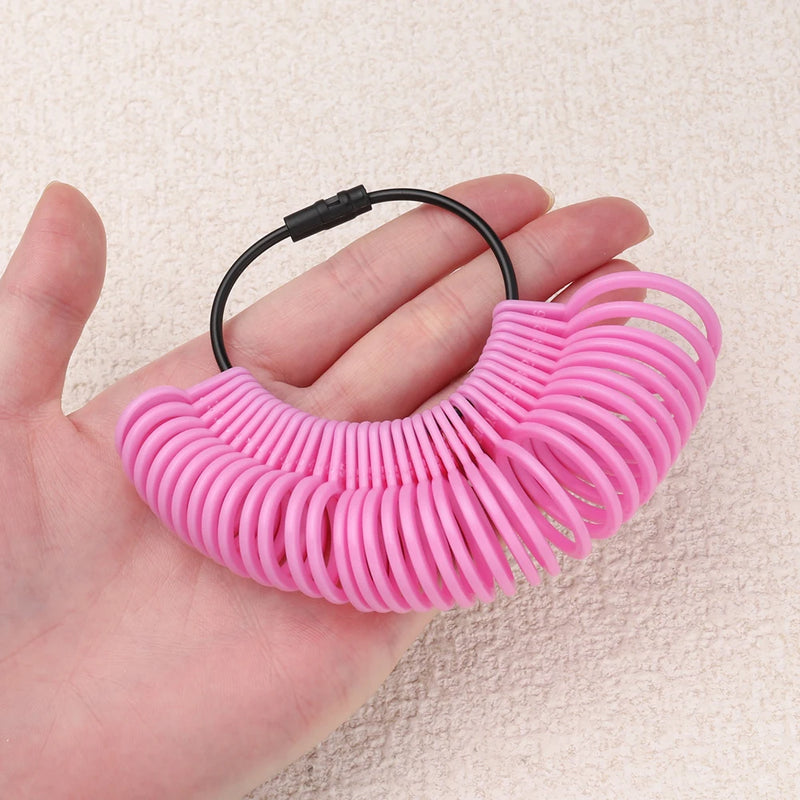 1pc Jewellery Tools Ring Size Mandrel Stick Finger Gauge Sizer Measuring Jewelry Fashion - Visuel 6 | SAMAG