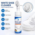 White Shoe Foam Cleaner with Brush Head – No-Water, No-Rinse, Removes Dirt, Dust & Grease from White Sneakers
