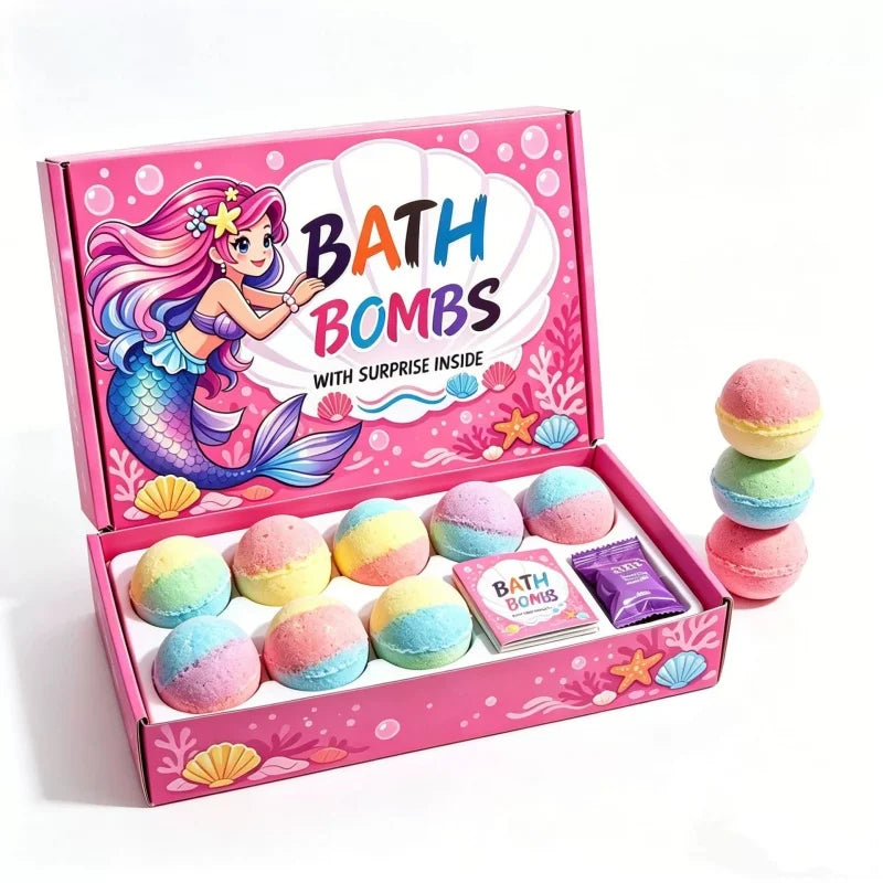 60g Kids Bath Spa Fizzies with Hidden Toy Bubble Ball - View 2 | SAMAG