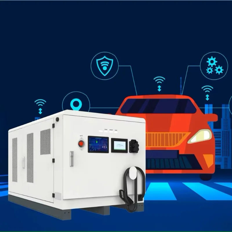 120KW Portable EV Charger High Power Mobile DC Fast Charging Station for Emergency Roadside Rescue and Electric Vehicle Service