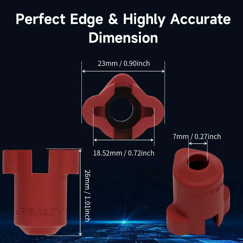 Creality K1C Silicone Sock Ender 3 V3 Silicone Cover Hotend Heat Insulation Case Cover for Ender3 V3 Plus/Ender3 V3 KE/K1C/K1 Ma