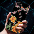 3D Flowers Emboss Fundas For iphone 16E Case iphone16 E Soft Silicone Phone Cases for iphone16 16 Back Cover Coque iphone16e Bag