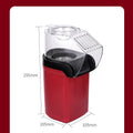 Electric Portable Popcorn Maker Fully Automatic Home Popcorn Popper Hot Air Popcorn Machine Healthy No Oil Mini Popcorn Maker
