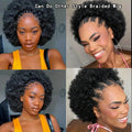 150% Density Pixie Cut Wig Made From Brazilian Virgin Human Hair 13X4 Transparent Lace Front Afro Kinky Curly Short Bob Style