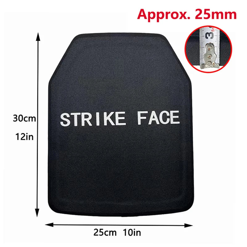 Defensive Shield UHMWPE+Aramid Plate IVL protective tactical insertion board backpack deck defense shield self-defense