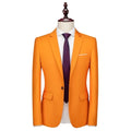 22 Color Men's Suit Jacket, Single Button V-neck Dress Coat Black Blue Red Slim Blazer Asian Size Terno Masculino, M-5XL 6XL