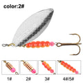 Spinner Lure Bait with Hooks Pesca Wobblers Metal Fishing - View 8 | SAMAG